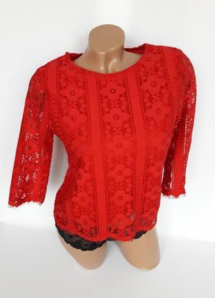 Шикарна,ажурна базова блуза