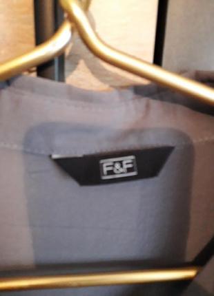 Брендовая рубашка f&f2 фото