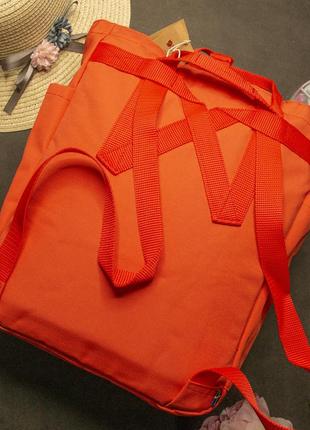Сумка рюкзак водонепроникна kanken помаранчевого кольору розмір 45х27х12 см2 фото