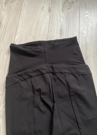 Красивые брюки для беременных черные эластичные м 105 фото