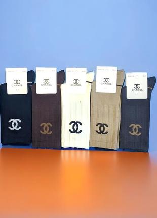 Стильные высокие носки