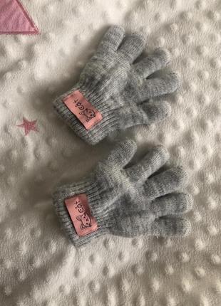 Перчатки детские для девочки теплые зимние