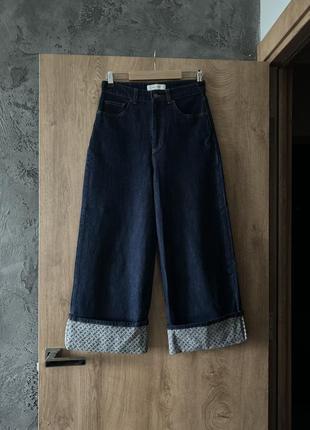 Munte джинси з логотипом, широкі штани, прямі брюки8 фото