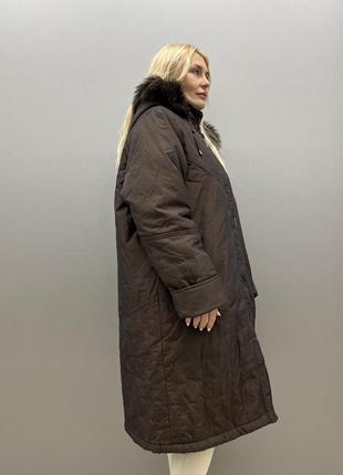 Женское зимнее пальто на подстежке black lepard3 фото