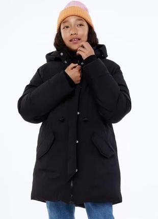 H&amp;m зимняя куртка, уффер, пальто оверсайз на девочку 152 (11-12y), 158 (12-13y), 164 (13-14y)7 фото