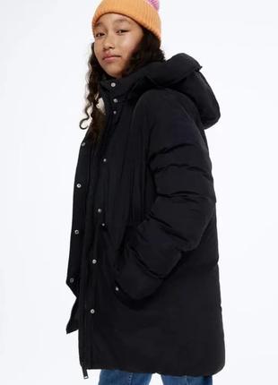 H&amp;m зимняя куртка, уффер, пальто оверсайз на девочку 152 (11-12y), 158 (12-13y), 164 (13-14y)8 фото
