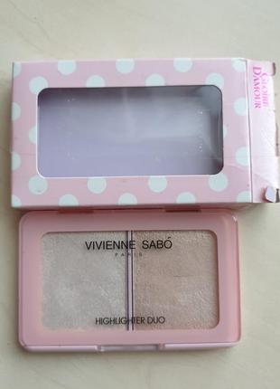 Vivienne sabo highlighter duo подвійний хайлайтер2 фото