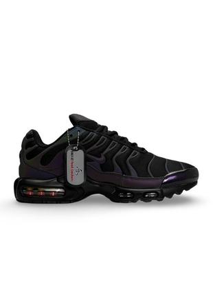 Мужские кроссовки nike air max plus black chameleon9 фото