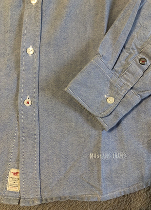 Суперская котоновая рубашка от легендарного бренда, оригинал, идеальное состояние, р. м-l6 фото