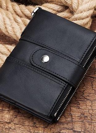 Кошелек портмоне бумажник мужской кожаный.