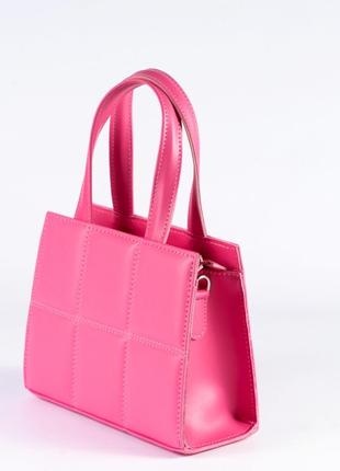 Женская сумка розовая сумка розовый клатч мини сумка мини клатч сумочка через плечо2 фото