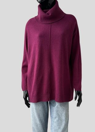 Кашемировый ангоровый свитер с высоким воротником windsmoor кашемир ангора шерсть1 фото