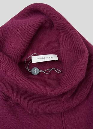 Кашемировый ангоровый свитер с высоким воротником windsmoor кашемир ангора шерсть5 фото