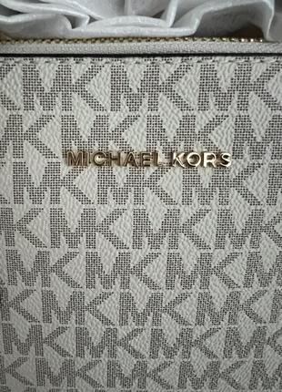 Сумка michael kors veronica medium logo dome satchel оригинал6 фото