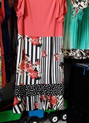 Сукня батальних розмірів сукня літній одяг2 фото
