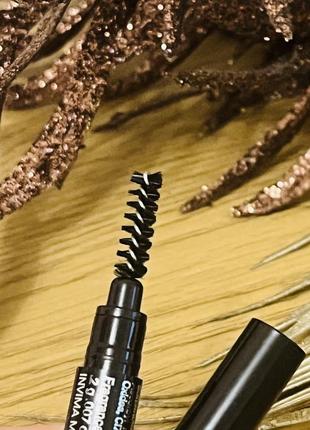 Оригинальный isadora sculpting brow pen waterproof with brush - карандаш для бровей 80 dark brown3 фото