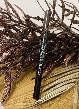 Оригинальный isadora sculpting brow pen waterproof with brush - карандаш для бровей 80 dark brown