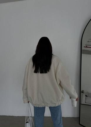 Жіноче укорочене пальто-бомбер на кнопках туреччина3 фото