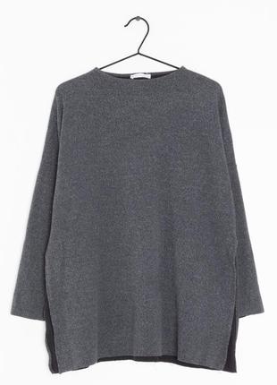 Zara мягкий серый свитер1 фото