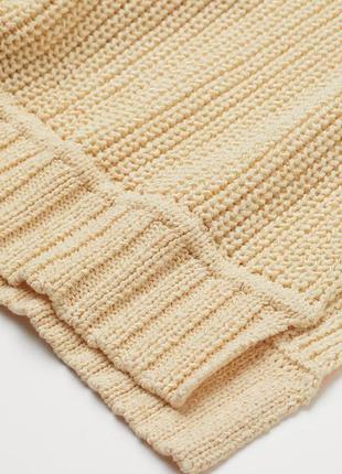 Коттоновое платье-миди h&m макси платье без рукавов оверсайз платье вязаное трикотажно...