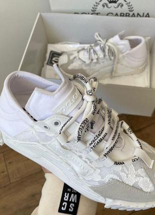 Женские кроссовки dolce&gabanna - ns1 white