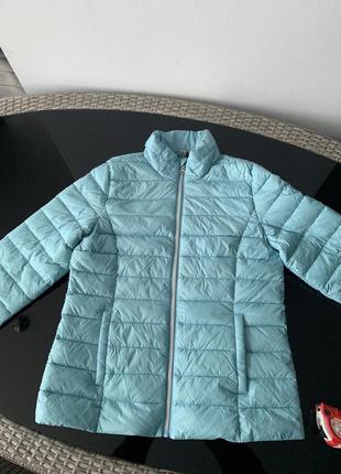 Блакитна коротка куртка esmara розмір xl/l2 фото