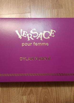 Versace pour femme dylan purple подарочный набор, вода 100 мл.2 фото
