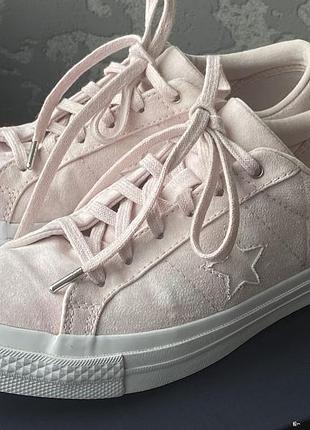 Кеды converse one star unisex оригинал конверс рожеві кеди мужские женские