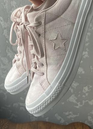 Кеды converse one star unisex оригинал конверс рожеві кеди мужские женские