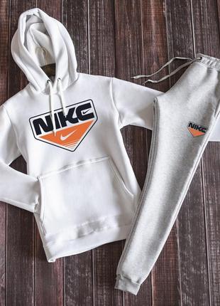 ❄️ зима ❄️ утепленный, качественный, спортивный костюм на флисе nike