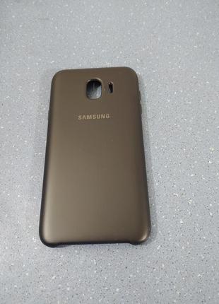 Чехол samsung galaxy j4 2018 (j400) dual layer cover black (ef-pj400cbegru)