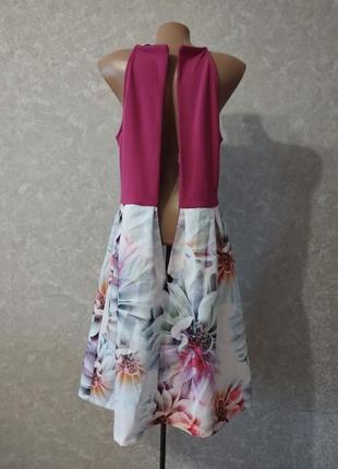 Женское платье с цветочным принтом, m4 фото