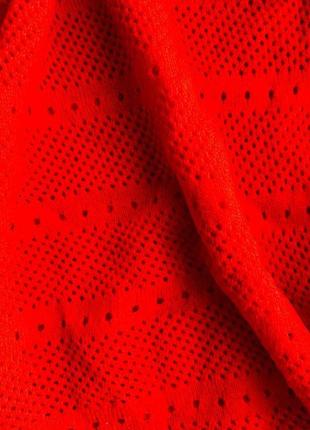 Красная кофта с оборкой 3