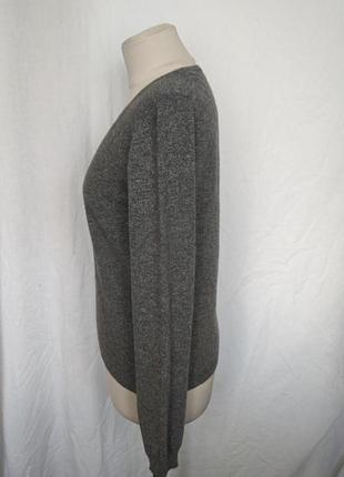 Шерстяной серый пуловер united colors of benetton2 фото