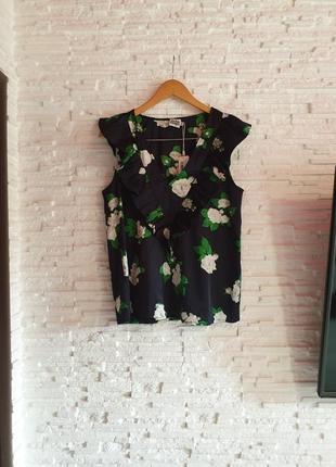 Чарівна легка квіткова блуза twist & tango
