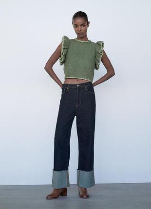Жилетка с волами от zara р. s