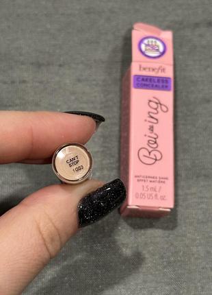 Benefit boi-ing cakeless concealer 1,5 ml/консилер коректор для обличчя6 фото