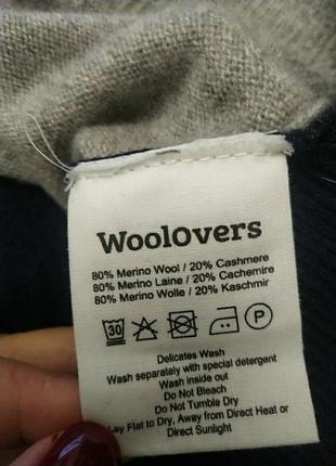 Свитер из шерсти мериноса и кашемира woolovers7 фото