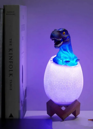 3d лампа ночник аккумуляторный яйцо динозавра el-543-121 фото