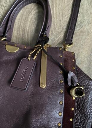 Сумка coach dreamer brown оригинал5 фото