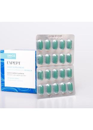 Диетическая добавка витамины для волос "эксперт" unice nutritions, 40 таблеток.