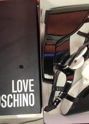 Love moschino босоніжки жіночі сандалі 41 р 25,6 см оригінал10 фото