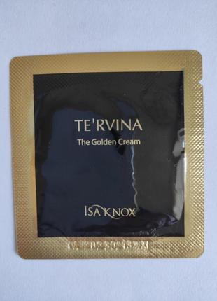 Антивозрастной премиум крем для лица isa knox te'rvina the golden cream, корейский люкс4 фото