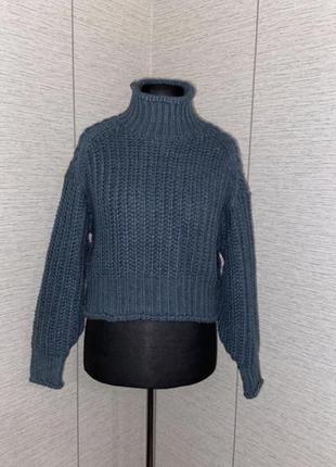 Стильный свитер крупной вставки h&amp;m3 фото