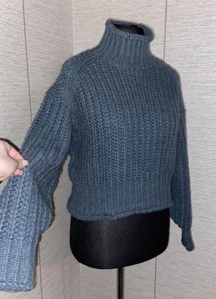 Стильный свитер крупной вставки h&amp;m4 фото