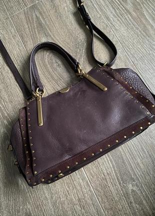 Сумка coach dreamer brown оригинал6 фото