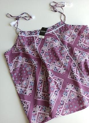Красивая летняя котоновая блуза / маечка 100% котон