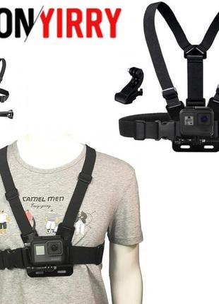 Крепление на грудь для экшн камеры gopro, sjcam, xiaomi