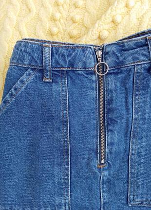 Джинсова спідниця (юбка) міні в ідеальному стані