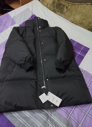 Продам новий пуховик zara(xl) великий розмір4 фото